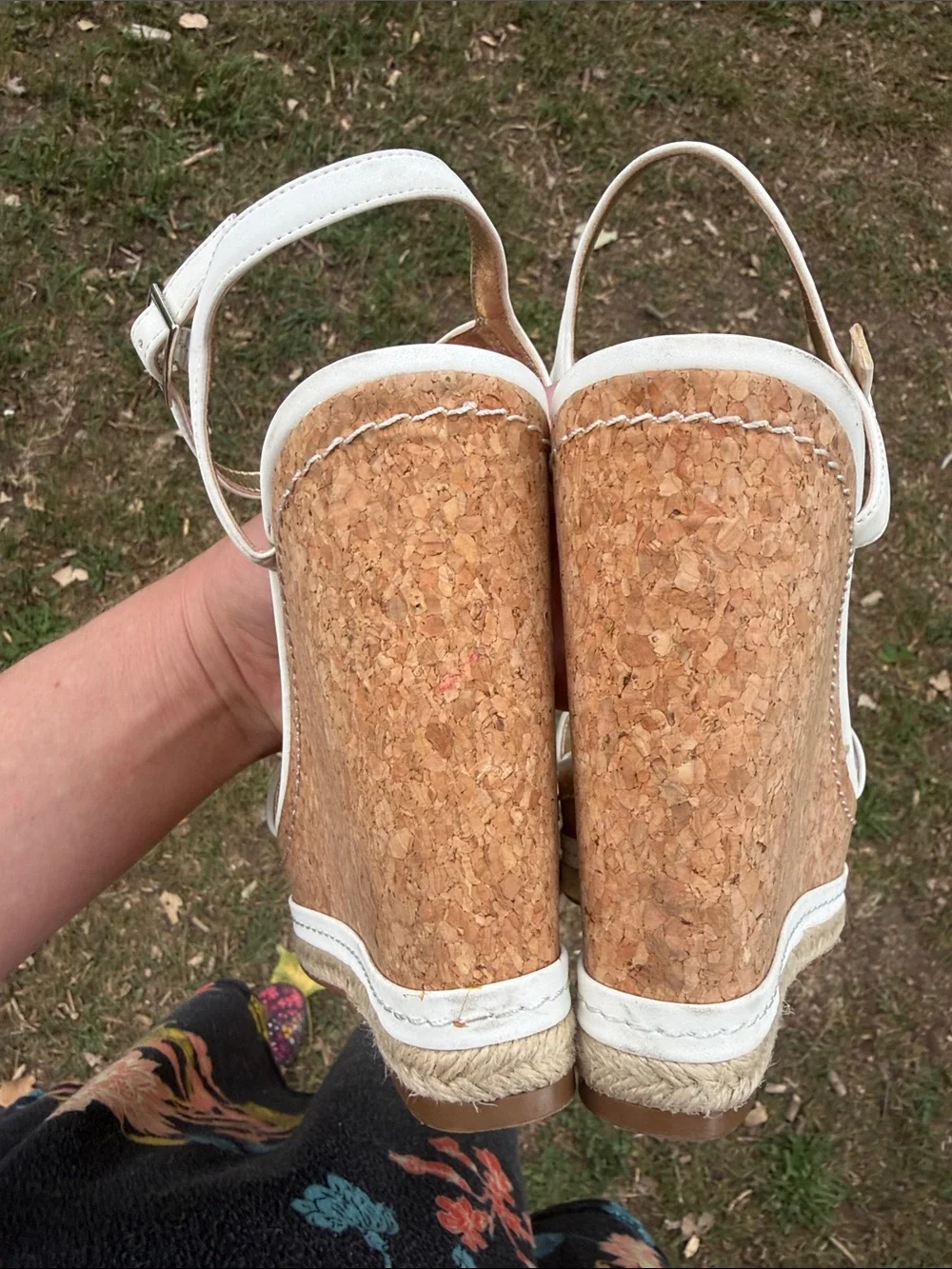 Mix no. 6 with wedge cork sandals